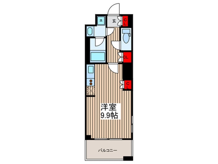 間取り図 パークキューブ亀戸