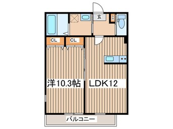 間取図 仮）ﾊｰﾐｯﾄｸﾗﾌﾞﾊｳｽﾄｩｷﾞｬｻﾞｰ戸塚