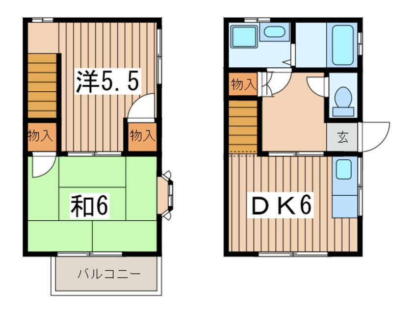 間取図 フラットタマザワ