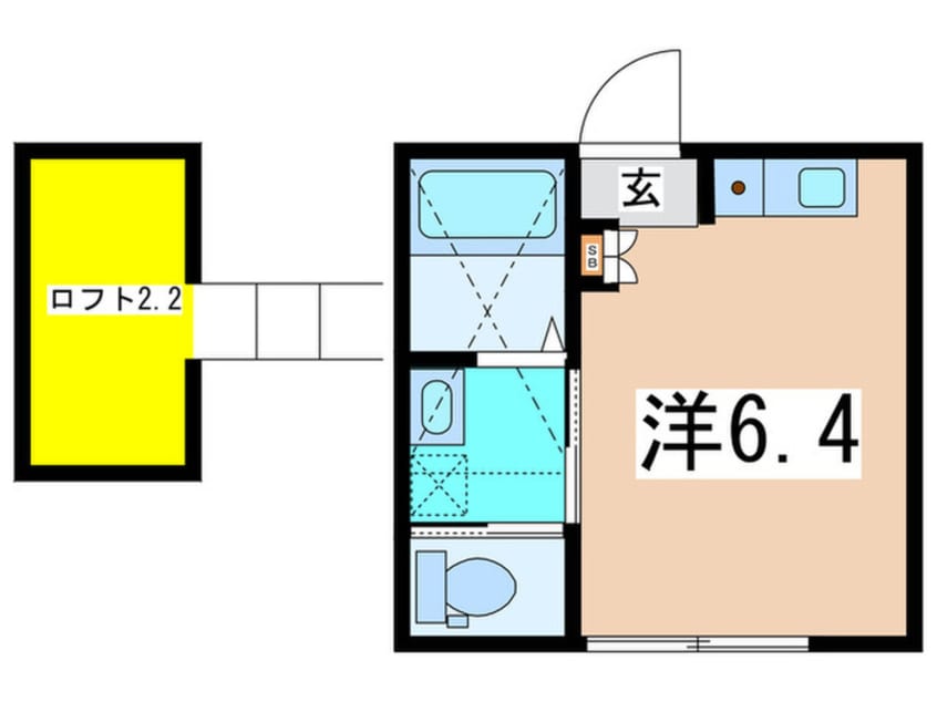 間取図 ヴェルジュ港南