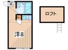 アスティー二俣川 1Rの間取り