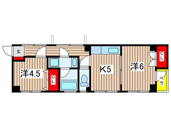 間取図 Ｋ.Ｂ ＴＯＫＩＷＡ