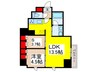 S-RESIDENCE日本橋馬喰町Aere 1LDK+Sの間取り