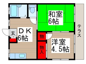 間取図 西堀ハイツ