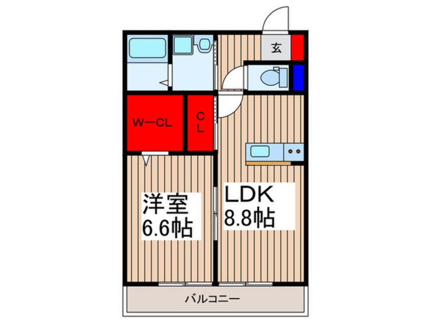 間取図 クレール・カーサ