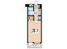 フェリカ  宮崎台 1Kの間取り
