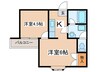 メゾンサガミ 2Kの間取り