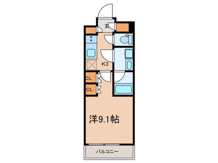 間取図 REGALIZ明大前（108）