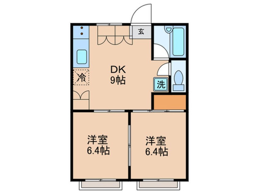 間取図 サンハイツ代田