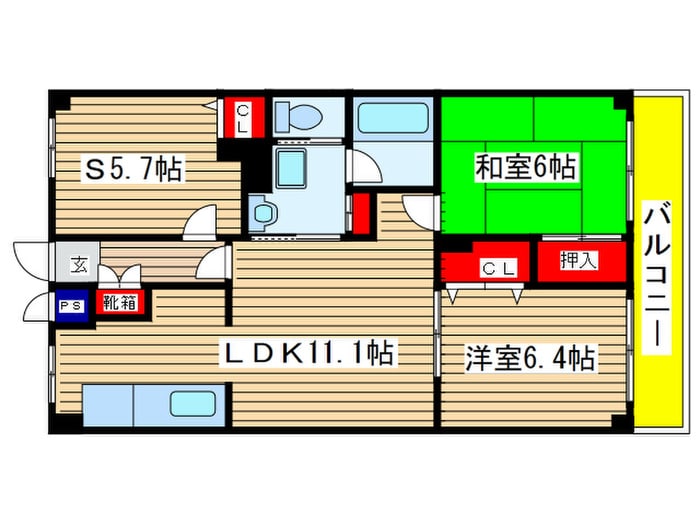 間取り図 スタ－ハイム朝霞