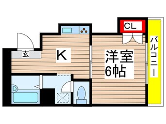 間取図 コーポエム５