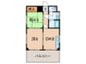 Ｔ＆Ｔ  ＨＩＬＬＳ 2DKの間取り