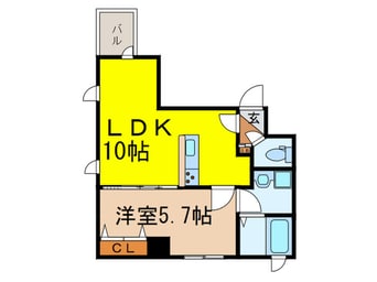 間取図 ロゼットⅡ