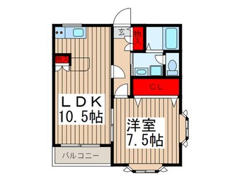 間取図 シャルマンピエ－ス