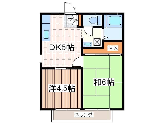 間取り図 福山ハイツ