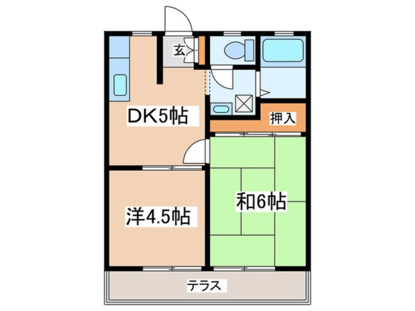 間取図 福山ハイツ