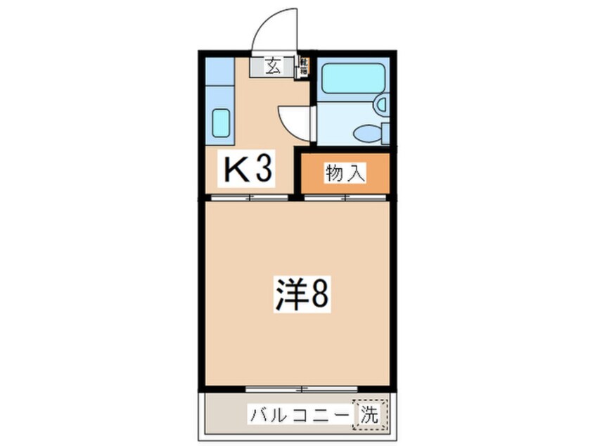 間取図 メゾンハイツ杉山