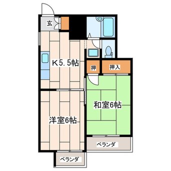 間取図 グランメールカヤの木