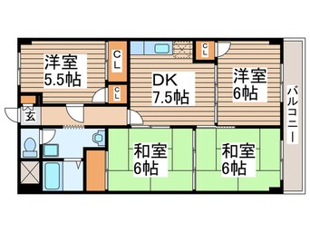 間取図 INSURANCE　BLDG　ⅩⅥ