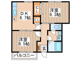 間取図 エトワ－ル壱番館