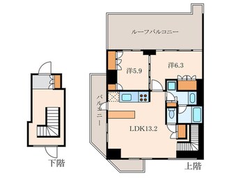 間取図 ﾚｼﾞﾃﾞﾝｽ白金ｺﾛｰﾚ