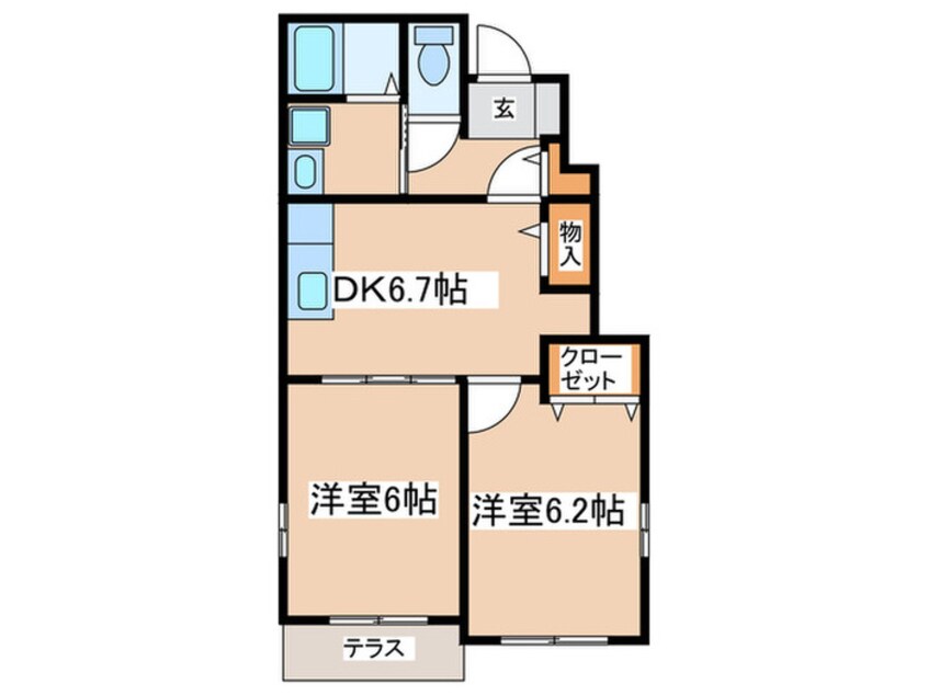 間取図 サニー