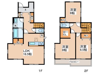 間取図 Kolet河辺#02