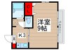 坂本コーポＡ棟 1Kの間取り