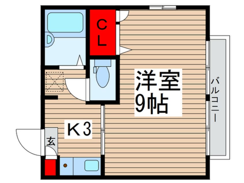 間取図 坂本コーポＡ棟