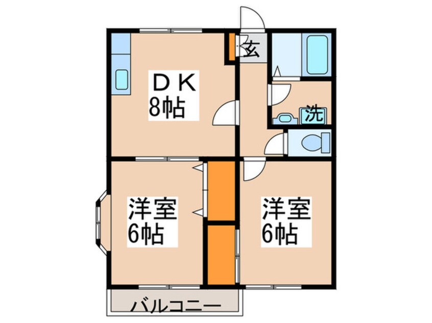 間取図 グリーンコートオリモＡ