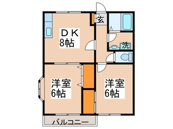 間取図 グリーンコートオリモＡ