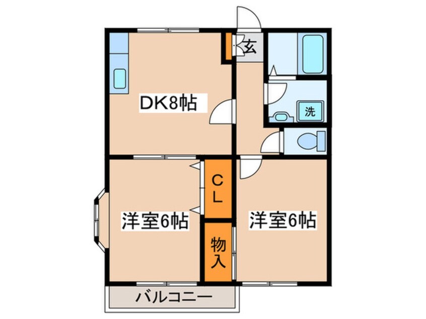 間取図 グリーンコートオリモＡ