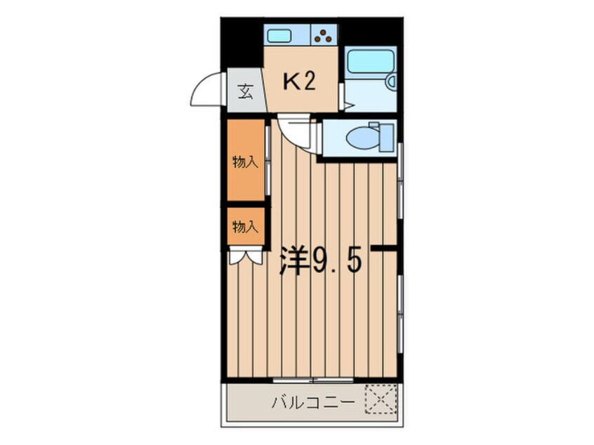 間取図 サンライズ綱島