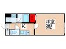 ソラーナ金町 1Kの間取り