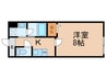 ソラーナ金町 1Kの間取り