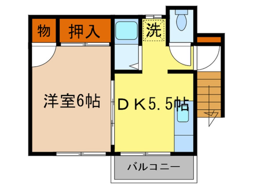 間取図 ヒルズB