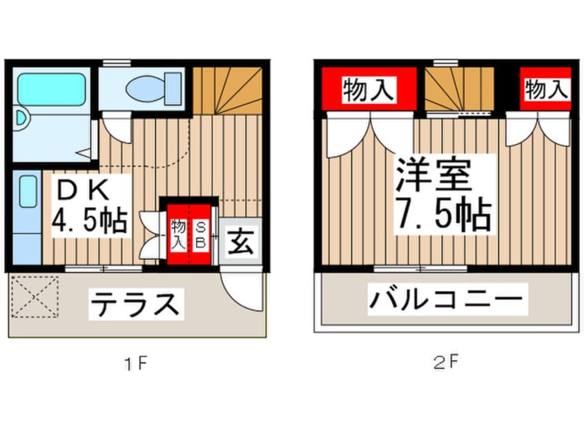 間取図 ライブタウン行徳（2）