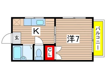 間取図 小川コーポ