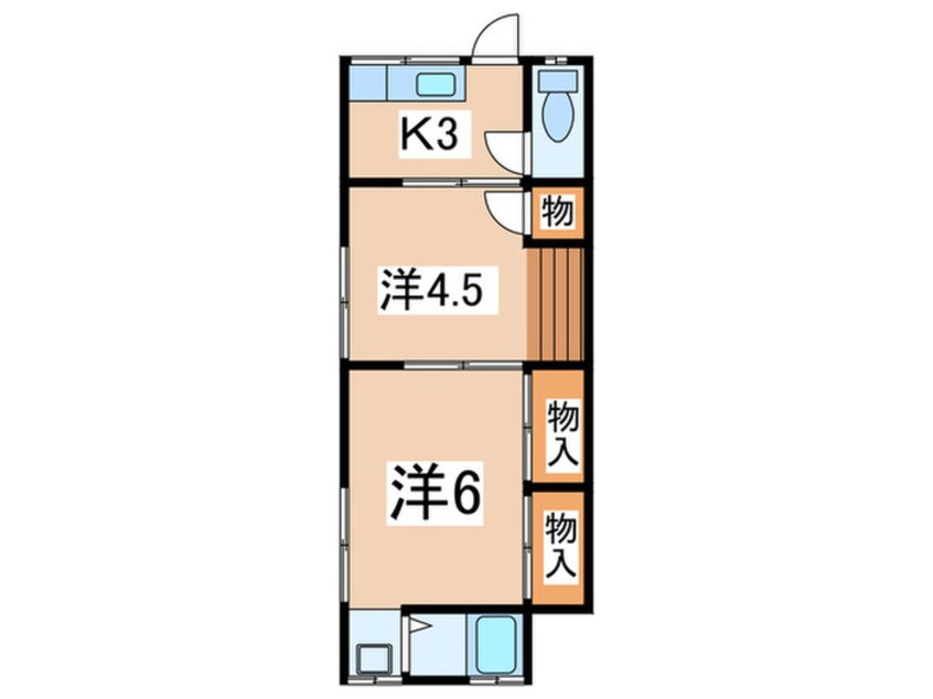 間取図 大武荘　２号