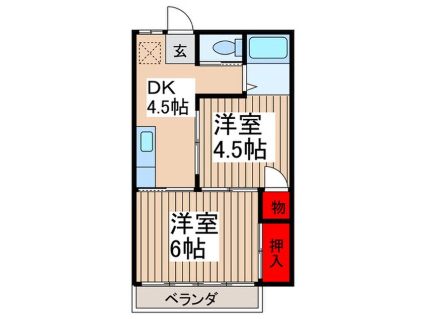 間取図 サンハウスＡ