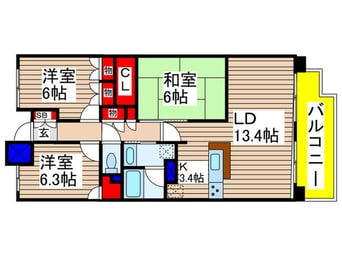 間取図 UURコート志木