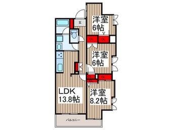 間取図 UURコート志木