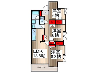 間取図 UURコート志木