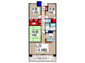 間取図 UURコート志木