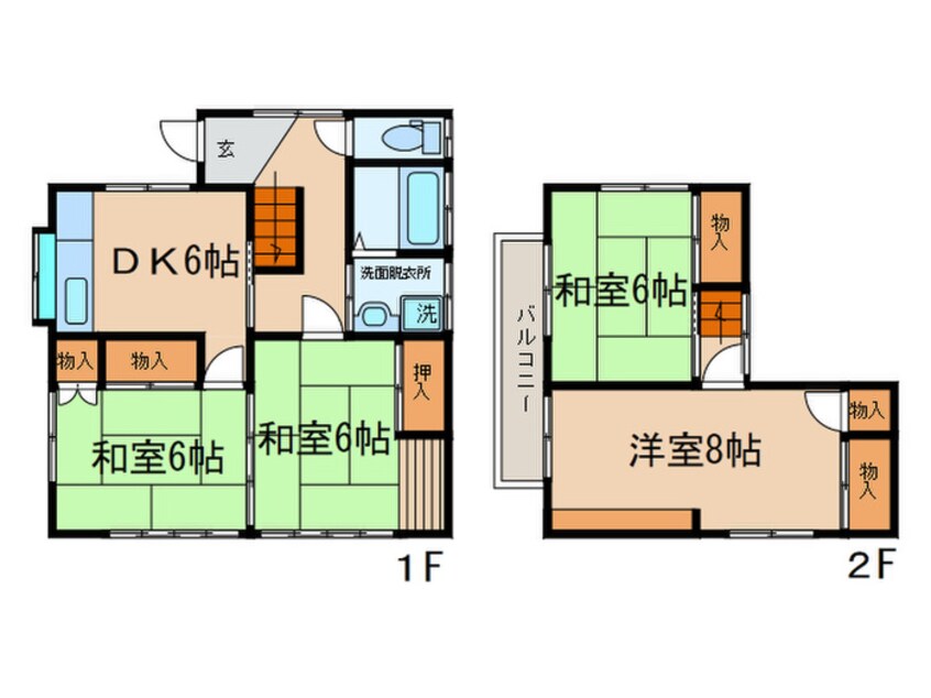 間取図 ＪＲ新川崎駅貸家