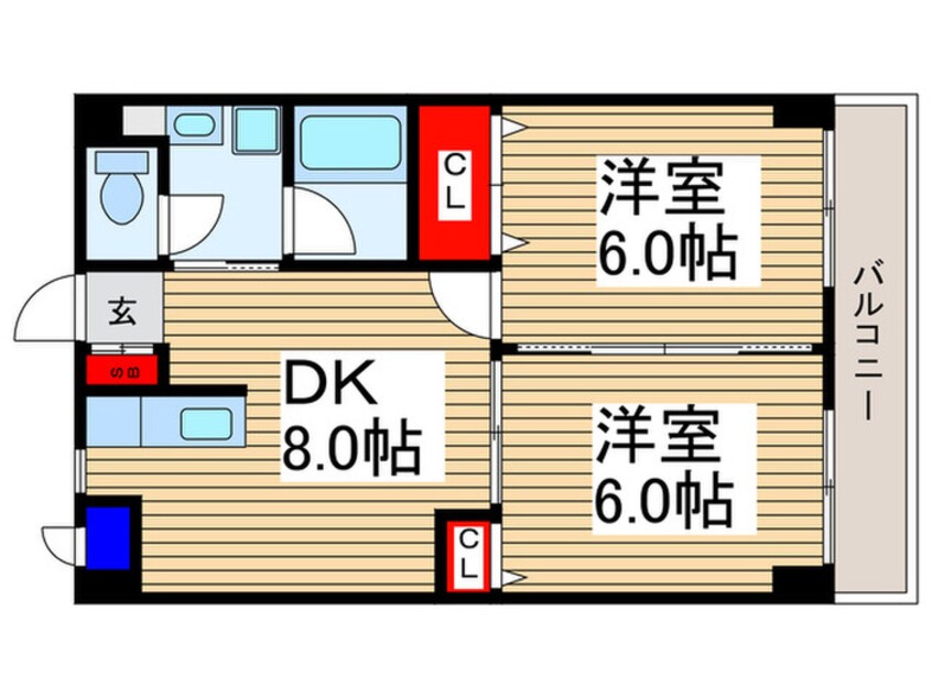 間取図 ベルフロ－ラふじみ野