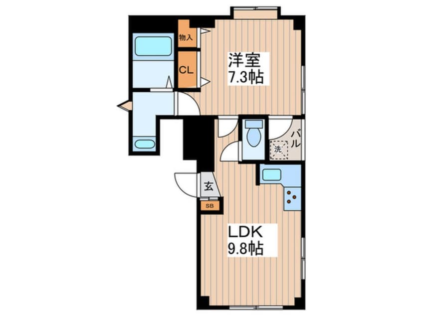 間取図 フロンティアハイツ