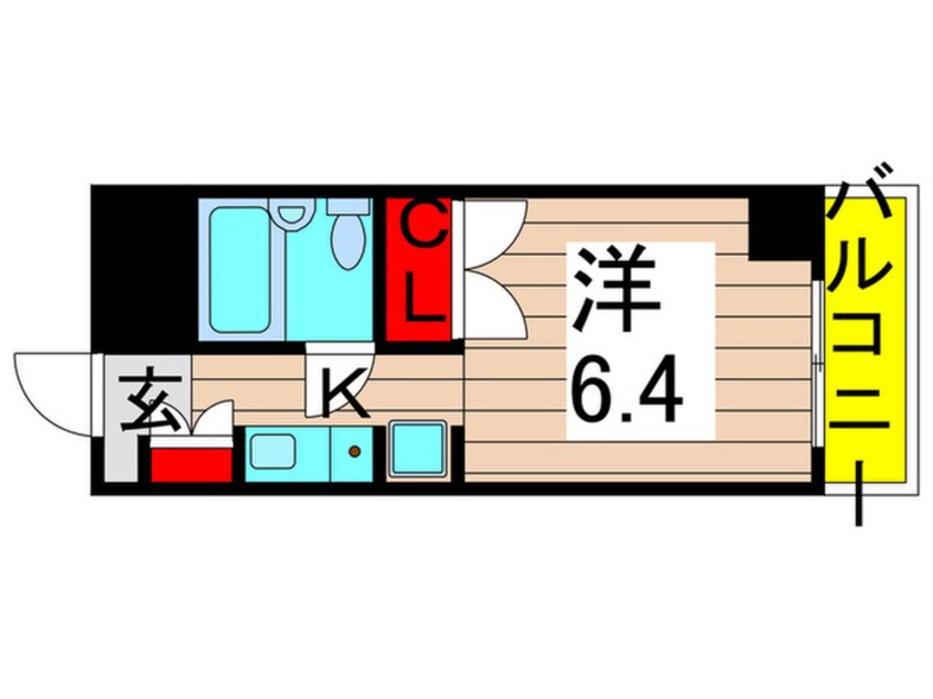 間取図 コスモ亀有Ⅴ