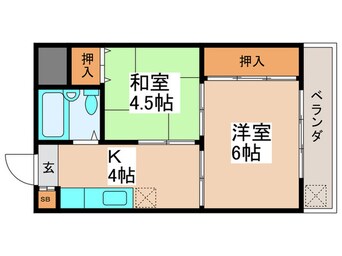 間取図 東洋コ－ポ