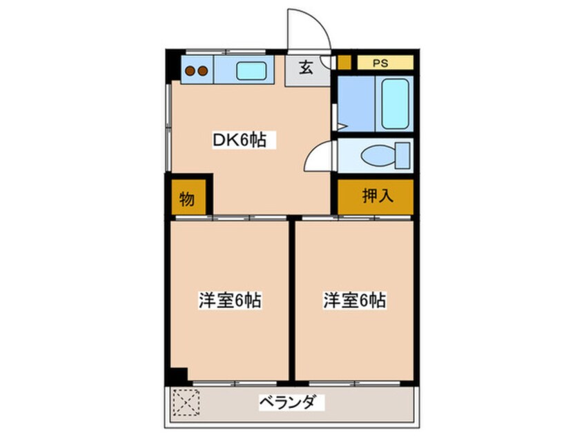 間取図 東洋コ－ポ